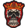King Skull Patch Embroidered