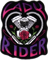 Lady Rider Path with Engine Roses