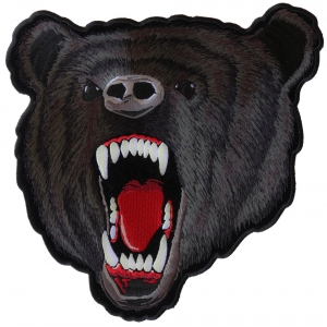 Large Black Bear Patch