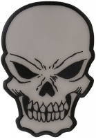 Large Reflective Skull Patch