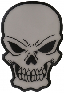 Large Reflective Skull Patch Large Reflective Skull Patch