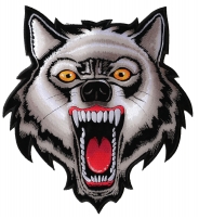 Large Wolf Patch | Embroidered Patches
