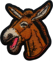 Laughing Donkey Iron on Patch