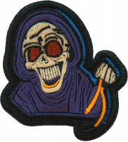 Laughing Reaper Patch Embroidered