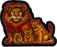 Lion and Cubs Patch