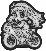 Little Girl Biker Patch