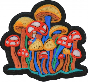 Magical Mushrooms Patch Embroidered Magical Mushrooms Patch Embroidered