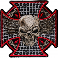 Maltese Skull Patch