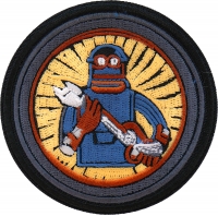 Mechanic Bot Patch Embroidered