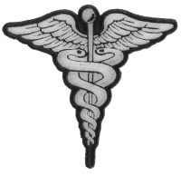 Medic Symbol Patch BW