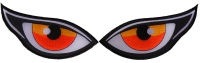 Medium Orange Eyes Patch