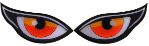 Medium Orange Eyes Patch Medium Orange Eyes Patch