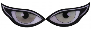Medium Silver Eyes Patches