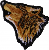 Mini Wolf Head Patch