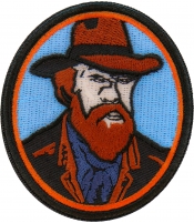 Mr Van Gogh Patch Embroidered