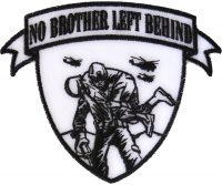 No Brother Left Behind Small Patch | Embroidered Patches