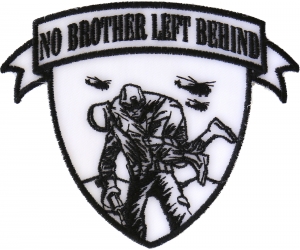 No Brother Left Behind Small Patch | Embroidered Patches
