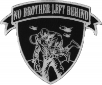 No Brother Left Behind Soldier Carrying Soldier Patch