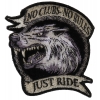 No Clubs No Rules Just Ride Wolf Patch