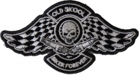 Old Skool Biker Forever Patch