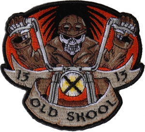 Old Skool Biker Patch