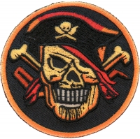 Once a Pirate Iron on Patch