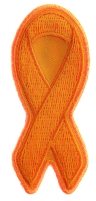 Orange Leukemia Awareness Ribbon Patch