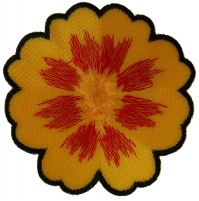 Orange Yellow Flower Patch Orange Yellow Flower Patch