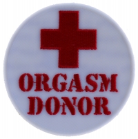 Orgasm Donor Red Cross Patch