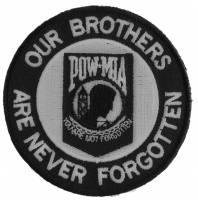 Our Brothers Are Never Forgotten Patch Small | US Military Veteran Patches