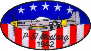 P-51 Mustang 1942 Patch P-51 Mustang 1942 Patch