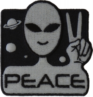 Peace Alien Fun Patch | Embroidered Patches