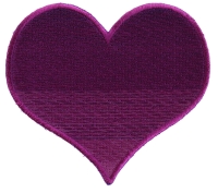 Pink Heart Patch | Embroidered Patches