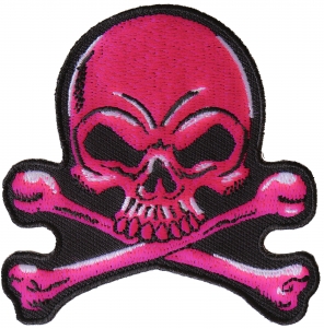 Pink Skull Patch