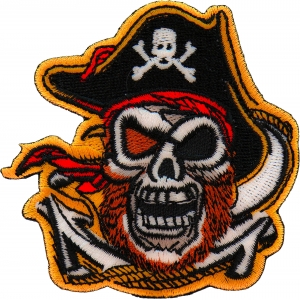 Pirate Arr Matey Iron on Patch Pirate Arr Matey Iron on Patch