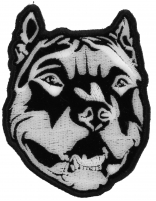 Small Pitbull Patch | Embroidered Patches