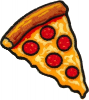 Pizza Slice Iron on Patch
