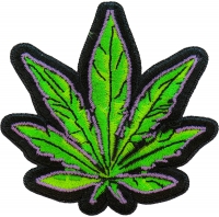 Pot Leaf Iron on Patch