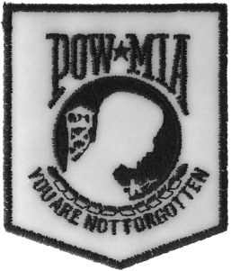 POW MIA Reflective Patch | US Military Veteran Patches
