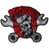 Psychobilly Skull and Wrenches Patch