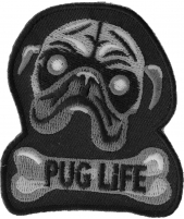 Pug Life Patch | Embroidered Patches