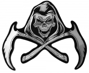 Reaper Scythe Back Patch Reaper Scythe Back Patch