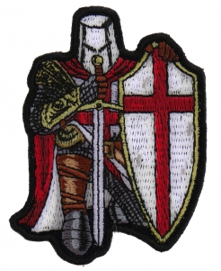 Red Knight Crusader Patch Mini Size Red Knight Crusader Patch Mini Size
