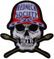 Redneck Society Skull Patch