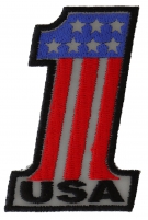 Reflective No 1 USA Patch | Embroidered Patches Reflective No 1 USA Patch | Embroidered Patches