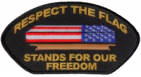 Respect Our Flag Cap Patch | US Military Veteran Patches Respect Our Flag Cap Patch | US Military Veteran Patches