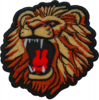 Roaring Lion Iron on Patch