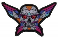 Robot Skull Colorful Patch