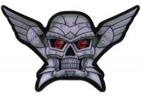 Robotic Skull Large Back Patch