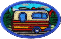 RV Camper Iron on Patch